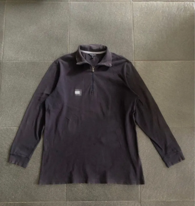 Halfzipper hitam photo 1
