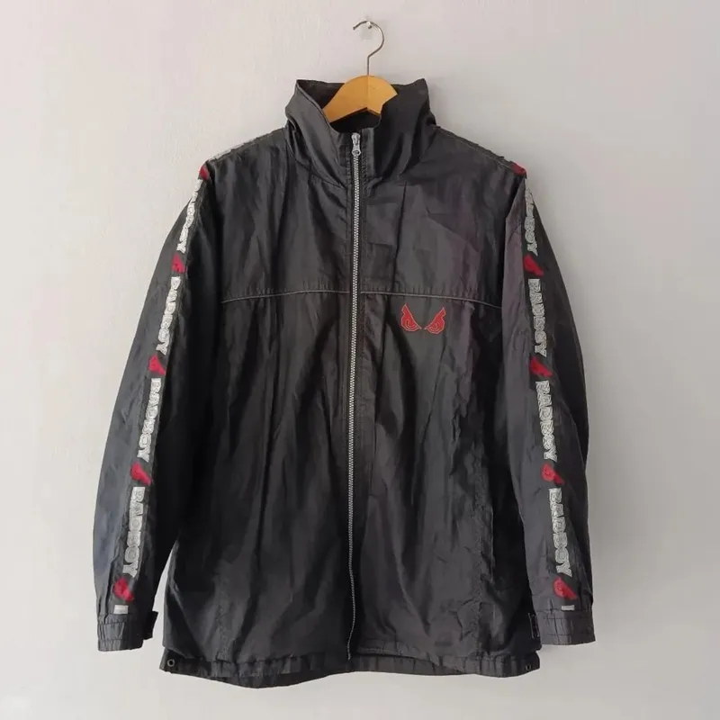 Vintage Streetwear Windbreaker Pria black photo 1