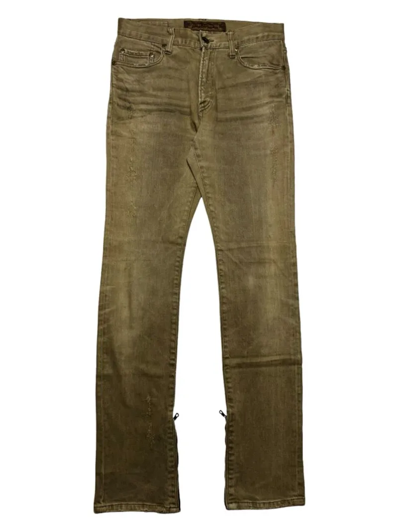 2000s G.O.A - Open Leg Zipper Denim photo 1