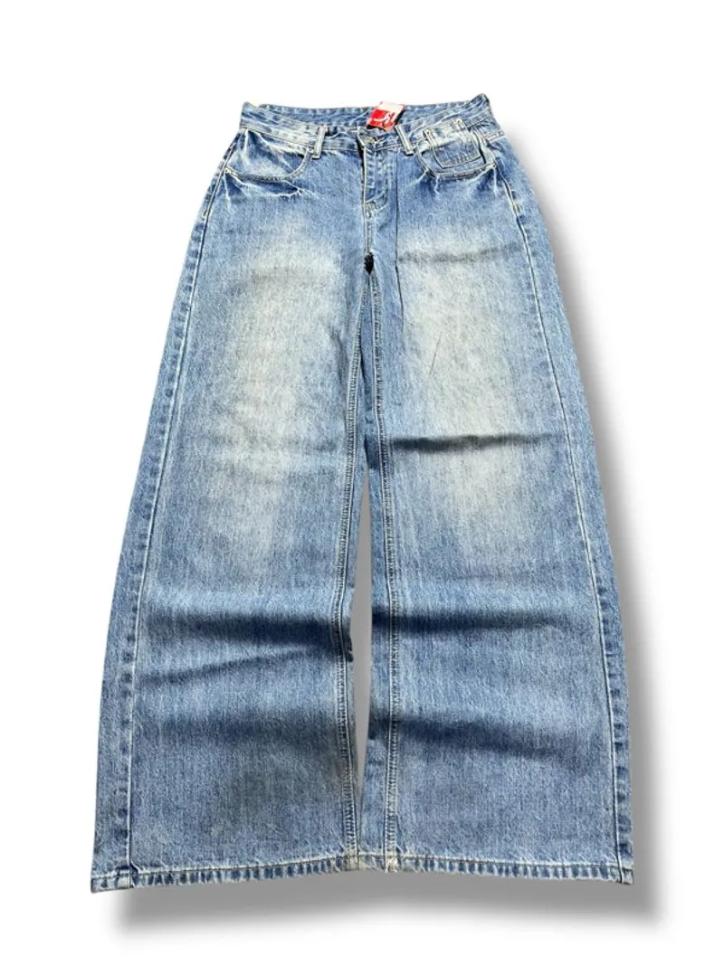 Blue wash Baggy jeans photo 1