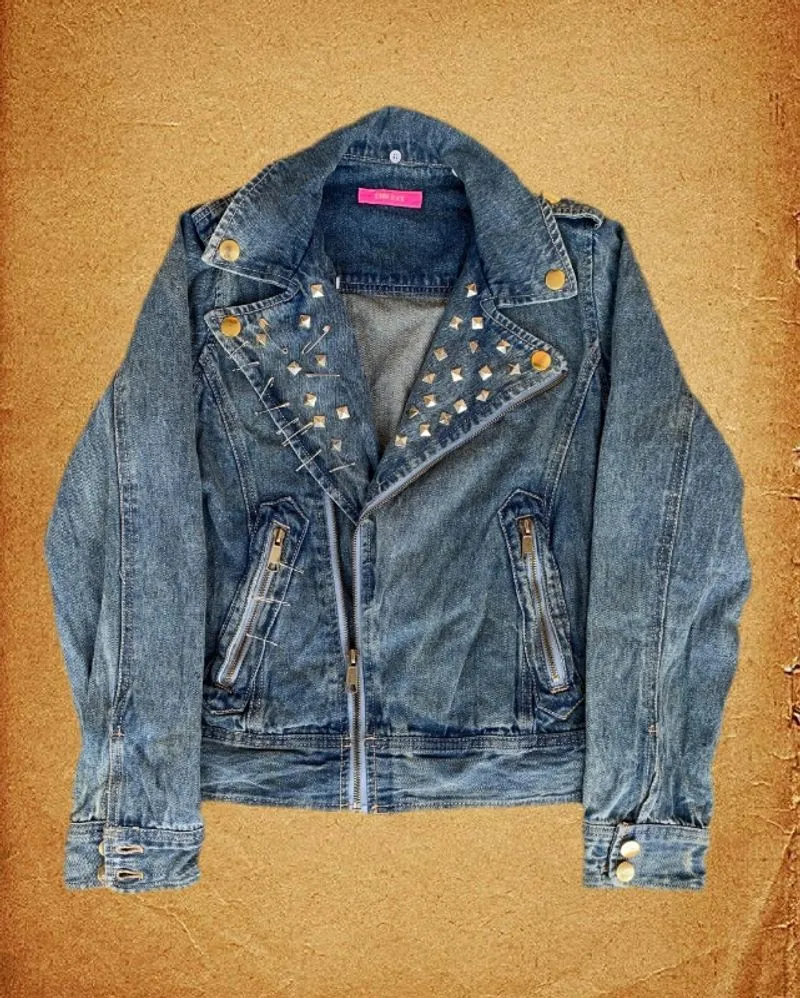 punk ramones jeans jacket photo 1
