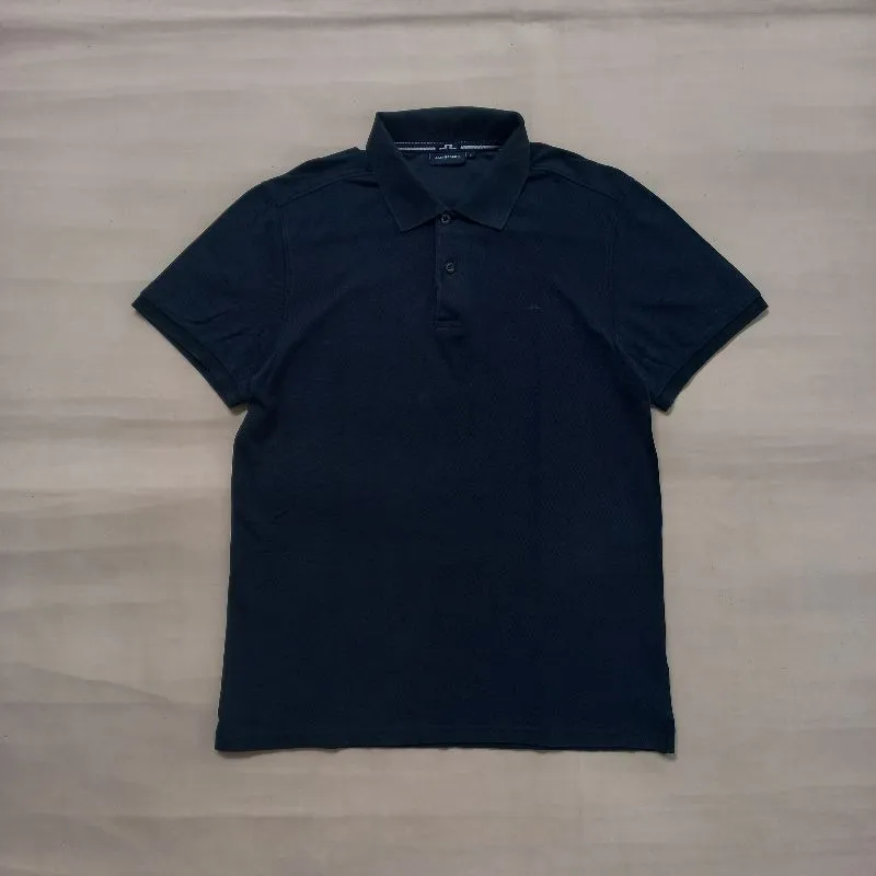 J Lindeberg Full Black Polo Shirt photo 1