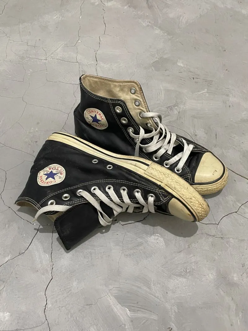 Converse All Star Leather High Tops photo 1