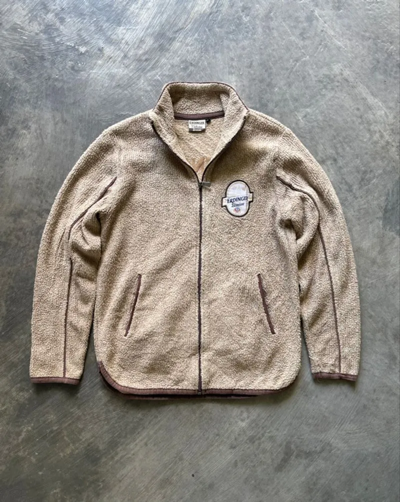 ERDINGER Weißbier Sherpa Fleece Jacket – Made in Turkey photo 1