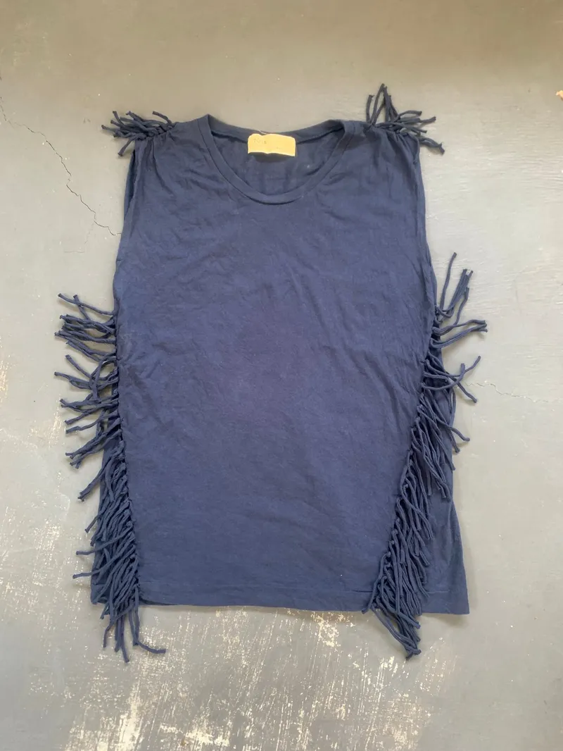 Toga Pulla Vintage Avant Garde Vest Pria navy photo 1