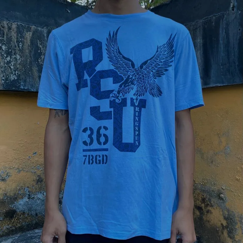 Ringspun tshirt like y2k grunge emo goth poem graphic skull photo 1