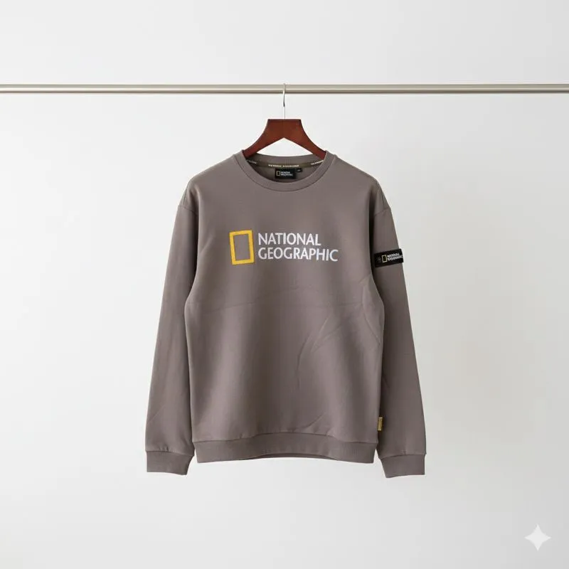 Crewneck National Geographic Patch Frappucino photo 1