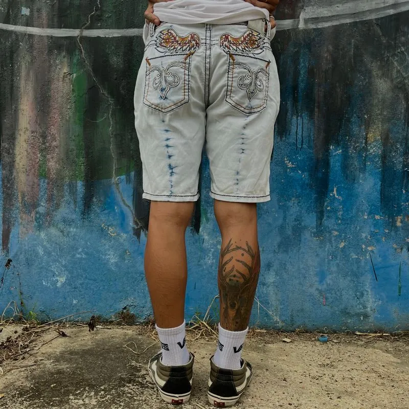 Affliction pants like y2k grunge emo goth vkei poem graphic photo 1