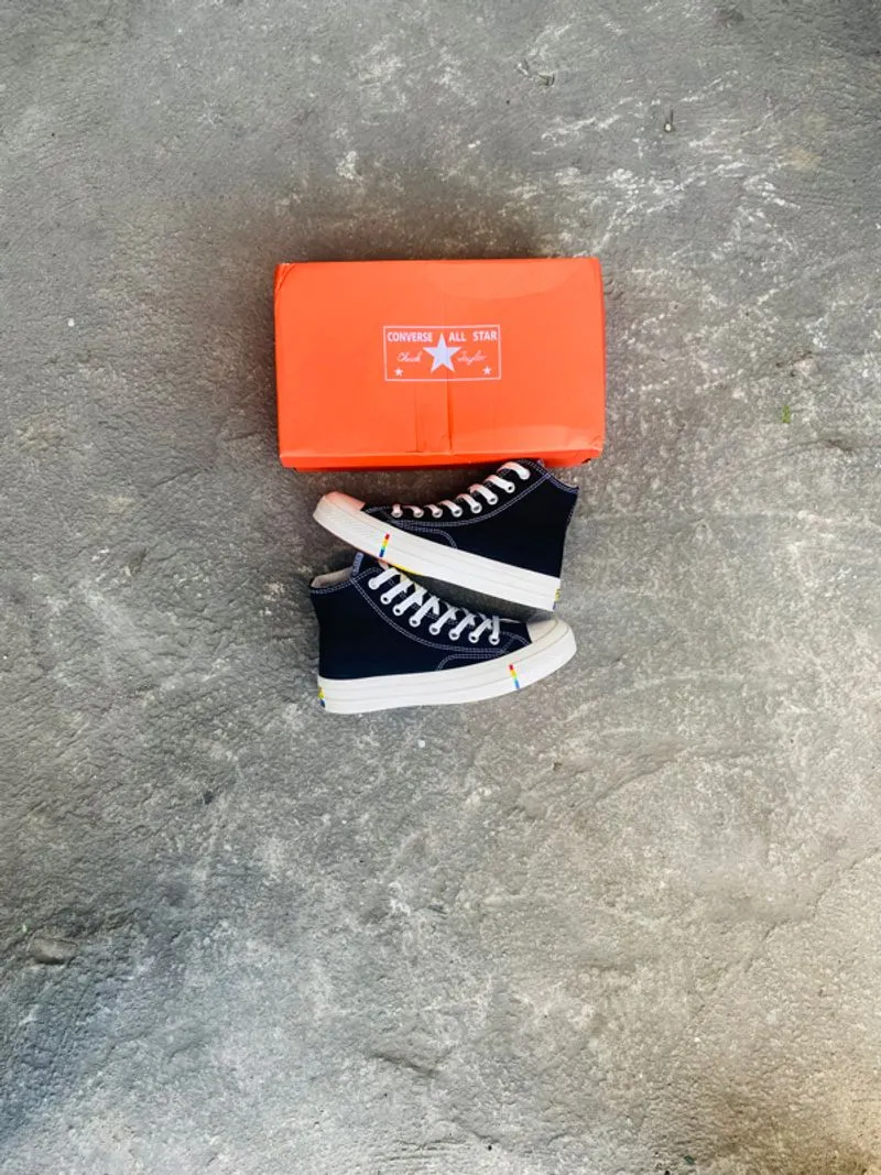 Converse 70s rainbow high  photo 1