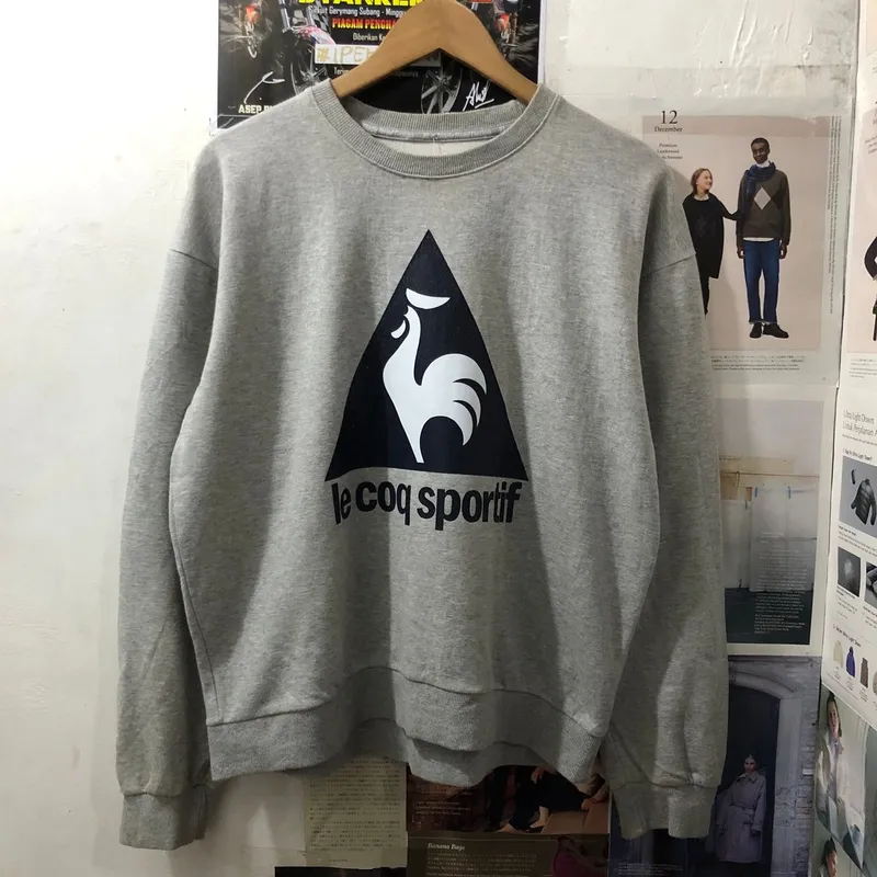 Streetwear Sportswear Sweatshirt Pria gray photo 1