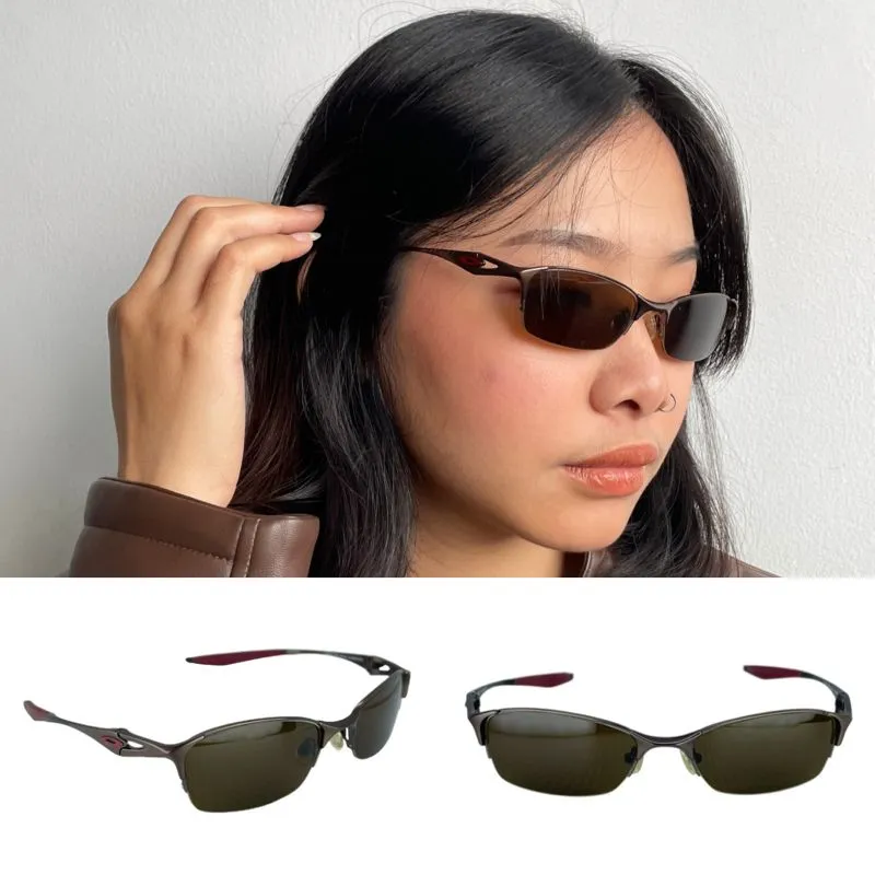 VINTAGE Y2K OAKLEY 11822 MATTE M.BROWN SUNGLASSES - 2000’S photo 1