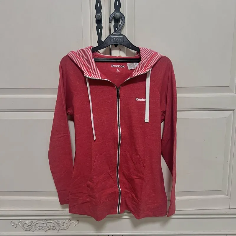 Reebok Women Zip Hoodie Red  photo 1