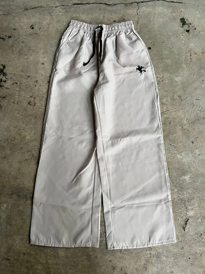 Baggy Canvas Pants Khaki photo 1