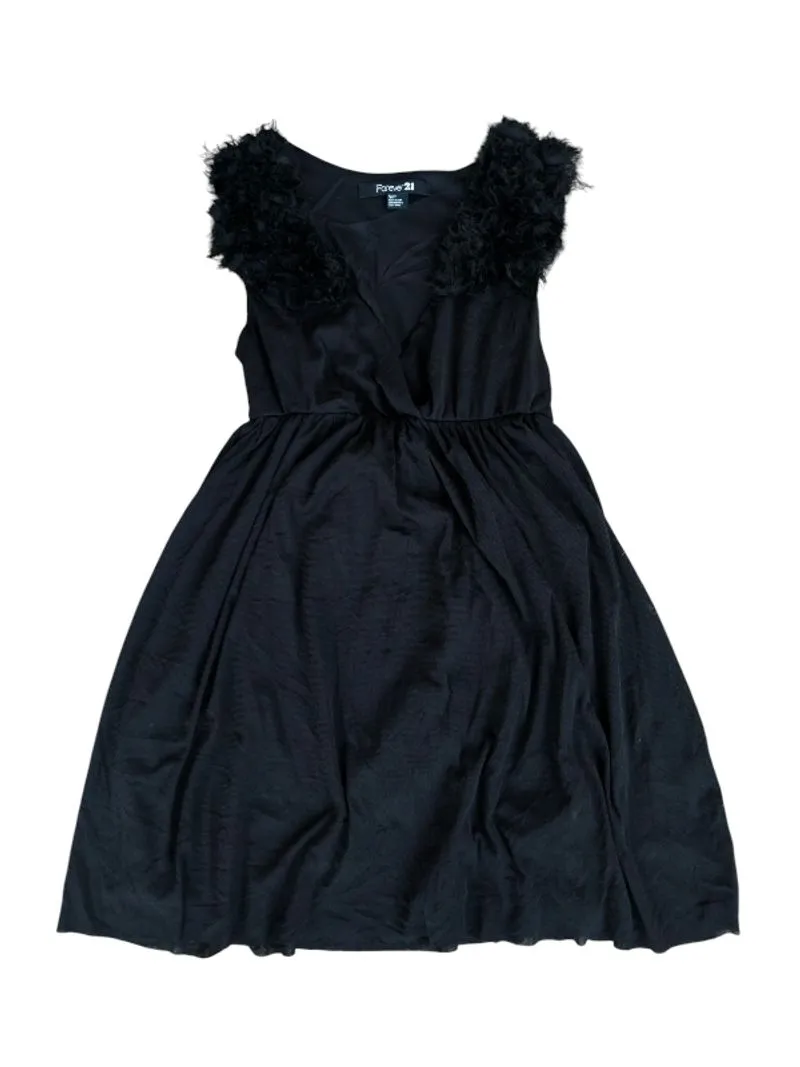 Forever 21 faux fur collar dress photo 1