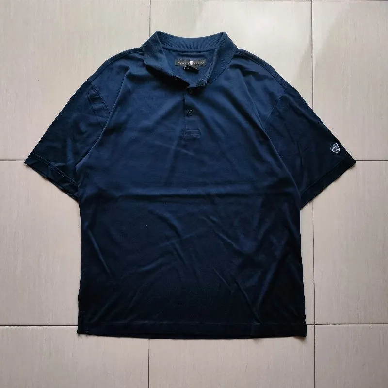 Nike Golf Tiger Woods Kaos Kerah Navy photo 1