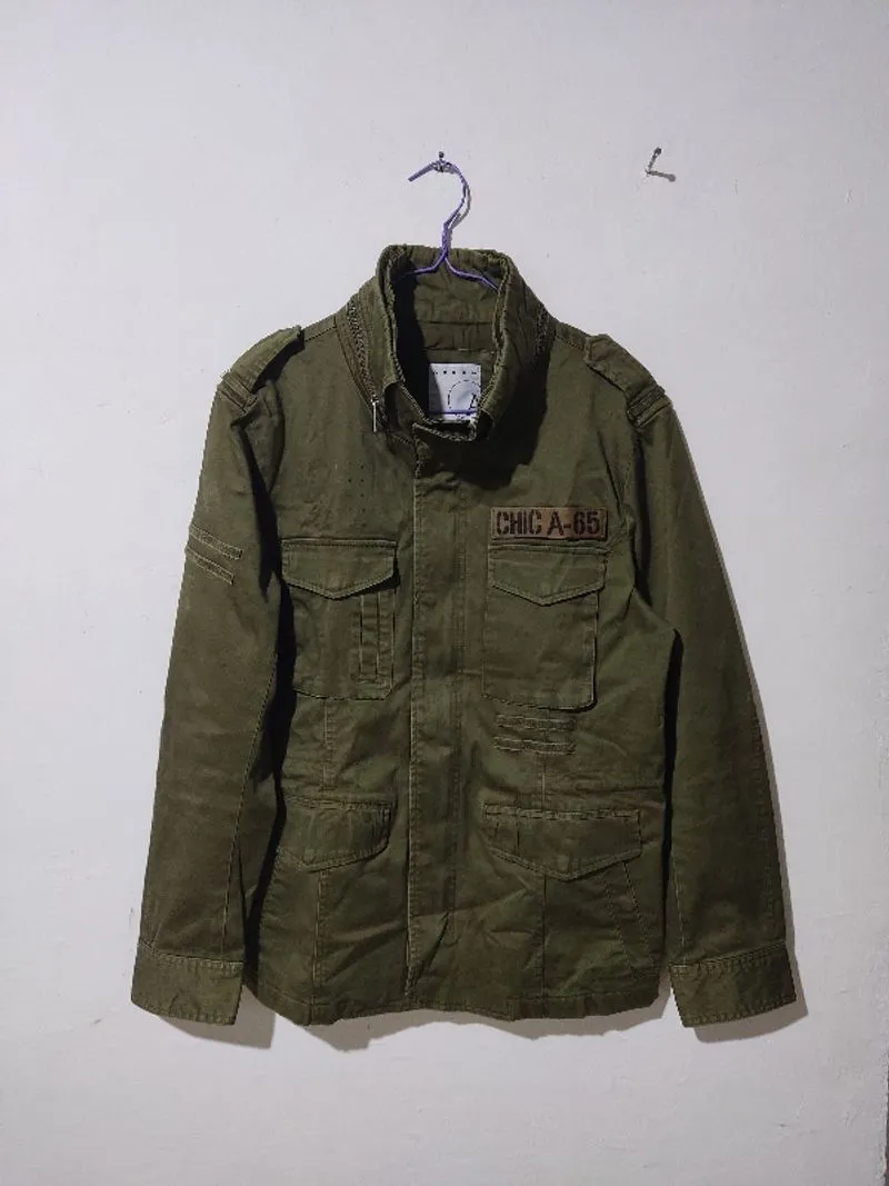 Jacket Parka Army Military M-65 Field Vintage Style ANDEW photo 1