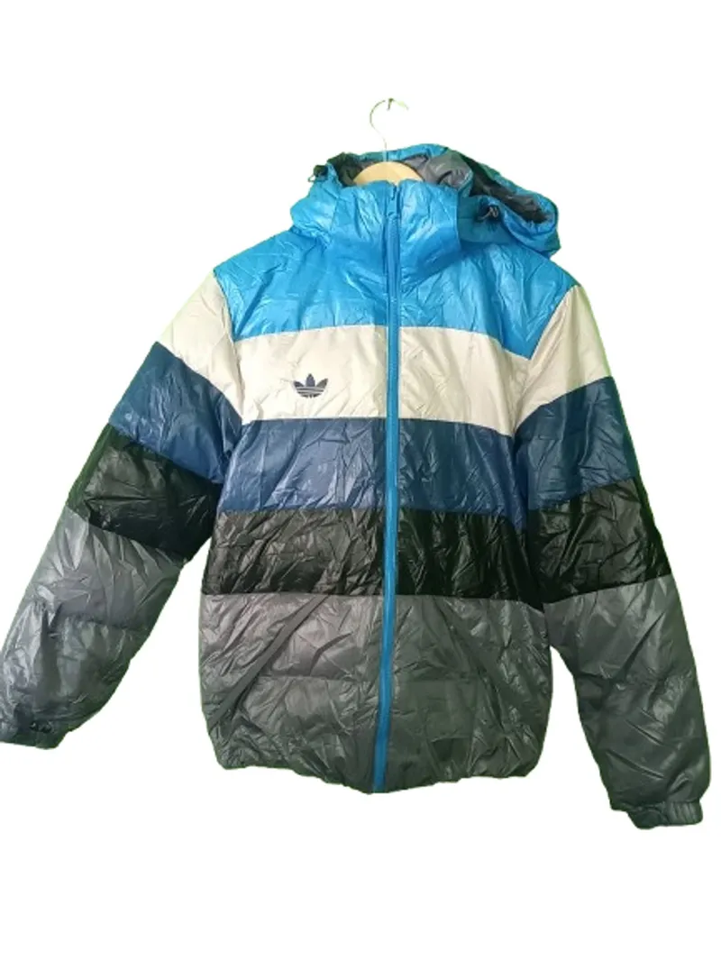 Adidas Casual Track jacket Pria white navy black blue photo 1