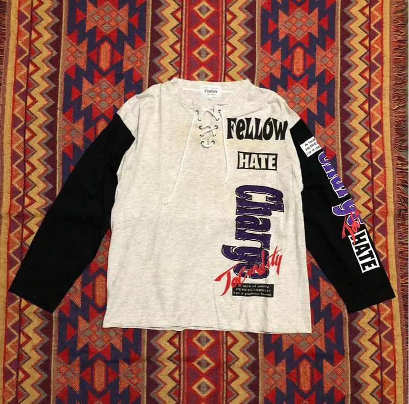 Y2k yellow hate LONGSLEVE  photo 1