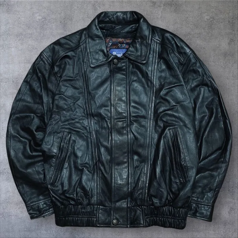 Jaket kulit bomber pilot luxury  photo 1