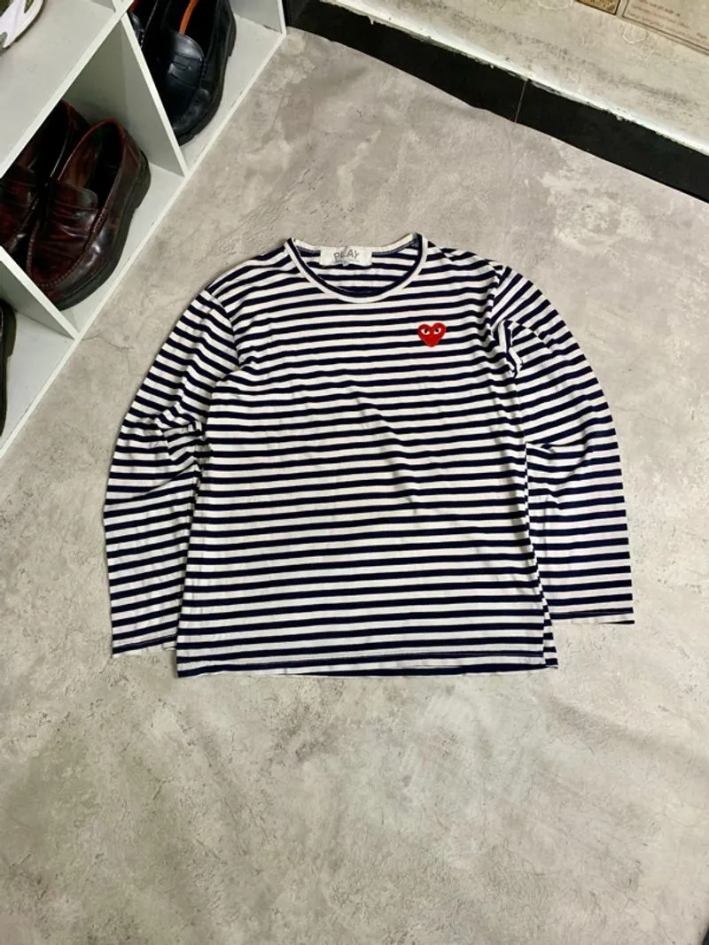 Play comme des garcons stripe longsleeve photo 1