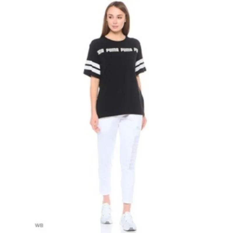 Kaos sport Casual Women PUMA Ringer Tee Black colour  Size L photo 1