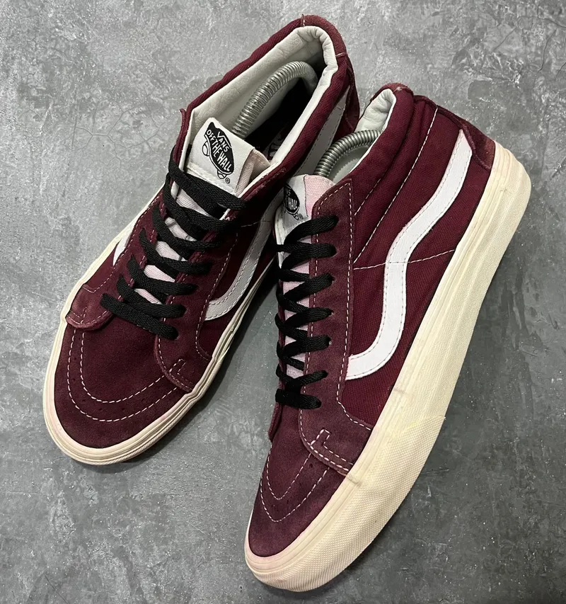 High Top Vans Port Royale Maroon VANS Sk8 Hi MTE-2 Mens Womens 11