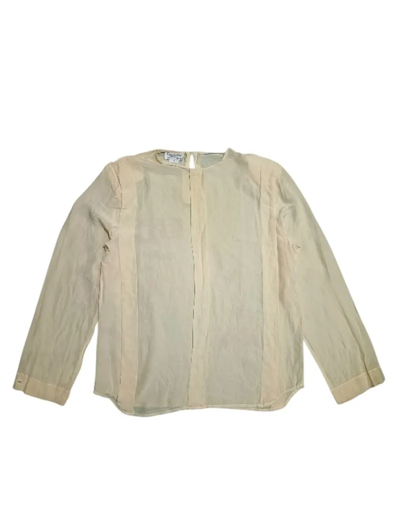 Christian Dior Separates Silk Blouse Women's Vintage 80s photo 1