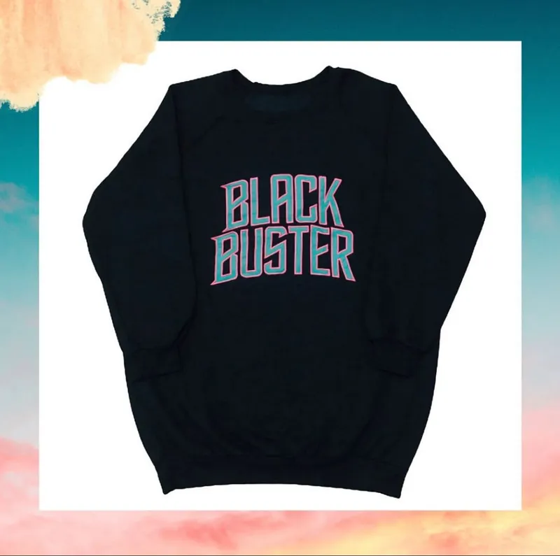 Vintage Sweatshirt Wanita navy photo 1