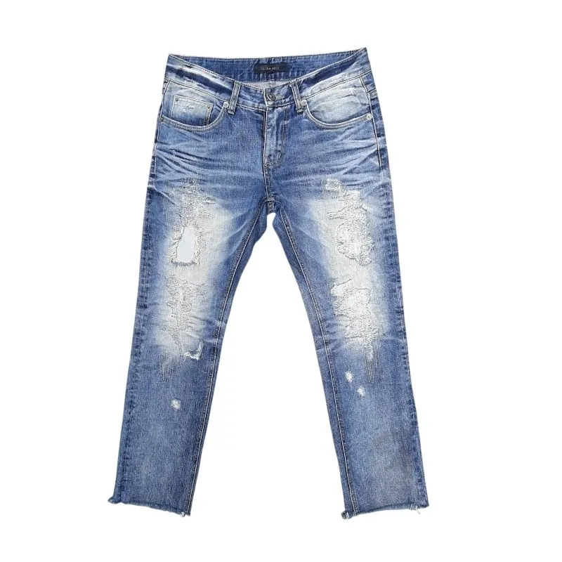 In The Attic Distressed Wash Jeans photo 1