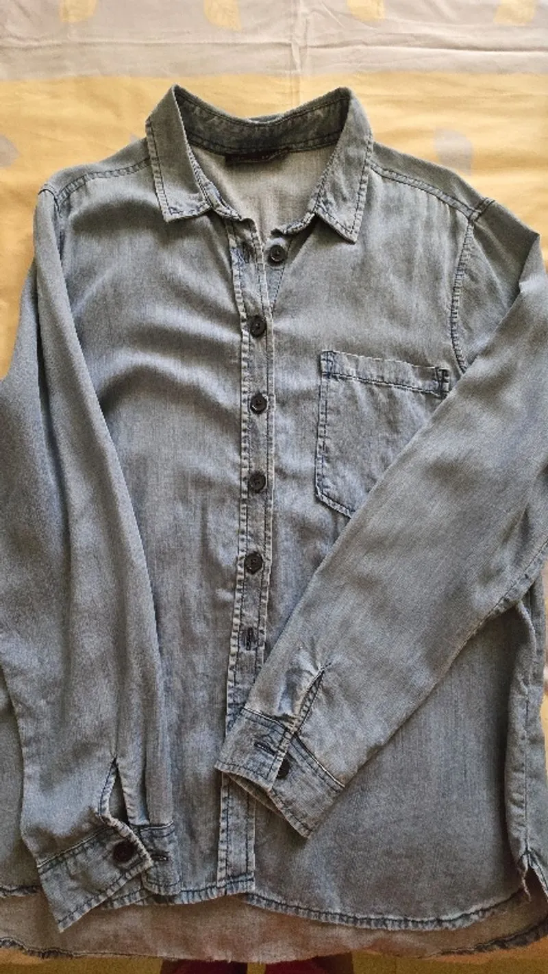 Mark & Spencer kemeja soft denim wanita photo 1