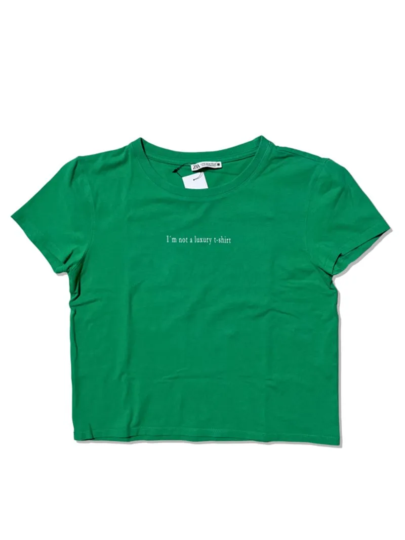 Zara - Script Baby Tee photo 1
