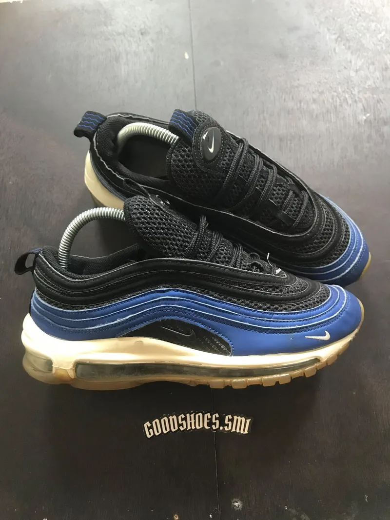 Nike Streetwear Sneakers Pria black blue photo 1