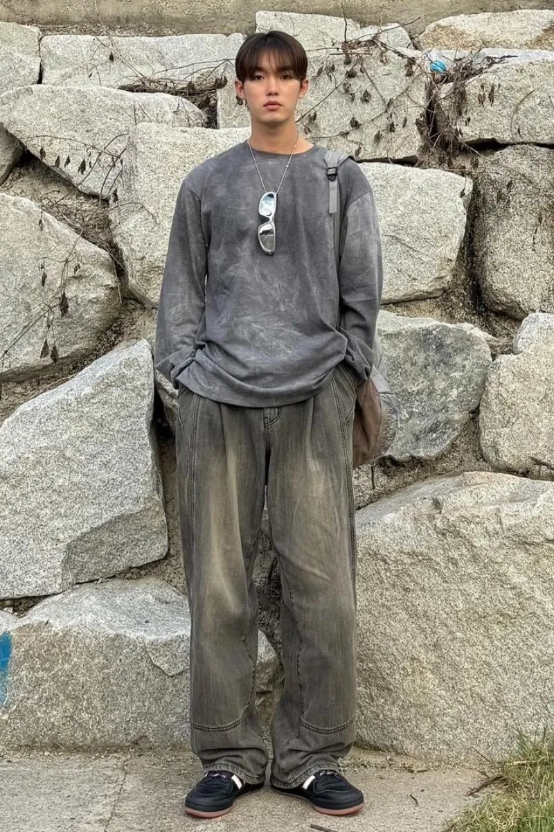 Musinsa - Tiedye XEROBNR Crewneck Boxy Acidwashed photo 1