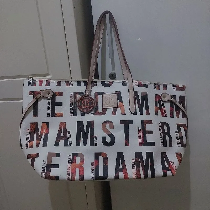 Amsterdam tote bag orange photo 1
