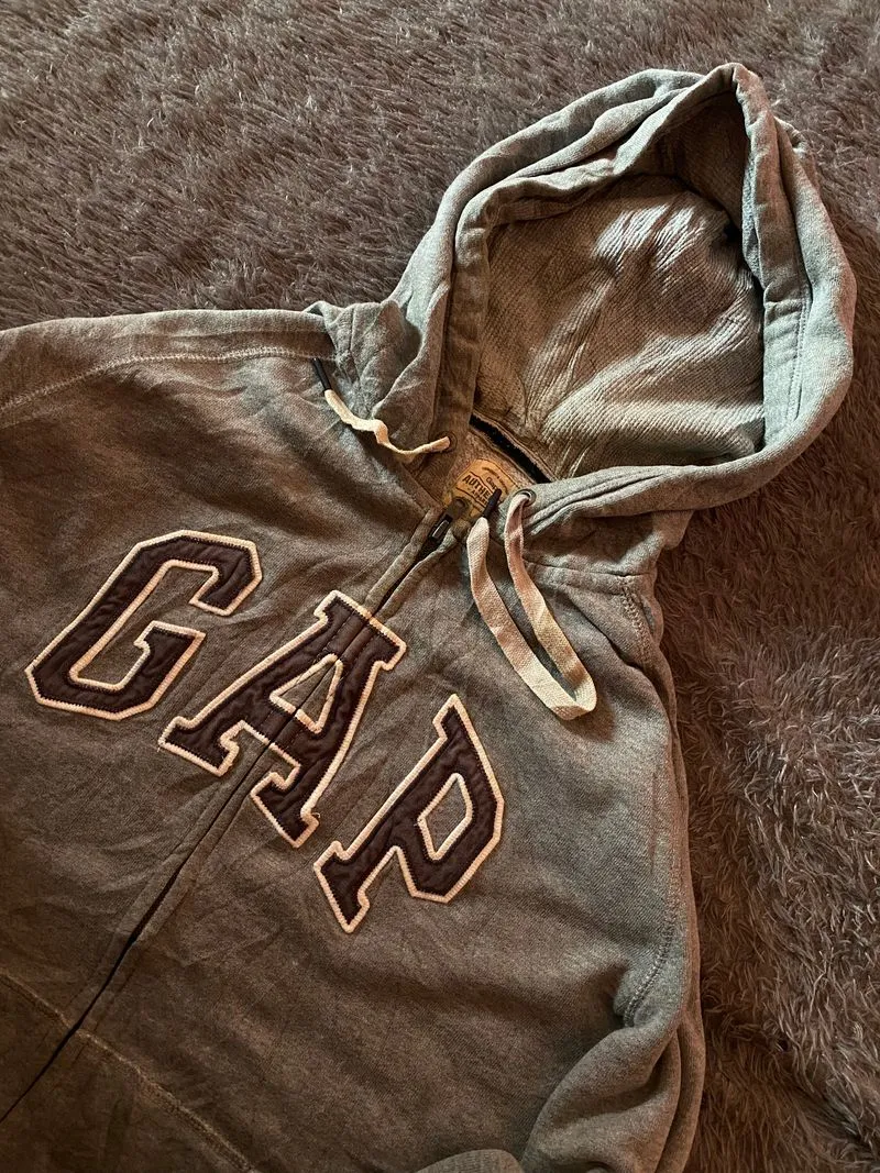 Hoodie Zipper Brand GAP Authentic abu tua Made in Bangladesh photo 1