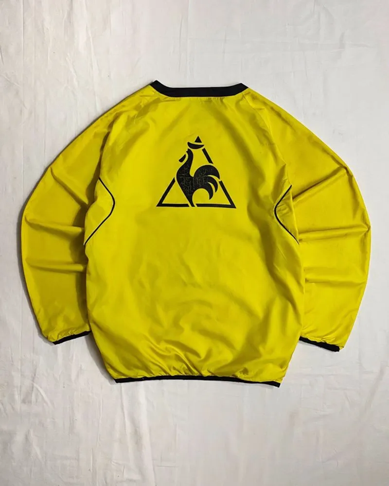 Le Coq Sportif Windbreaker Jersey Jacket Big Logo Colarless photo 1