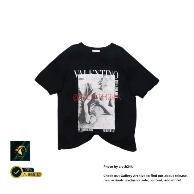 Black Cutton T-Shirt Valentino Giovani photo 1