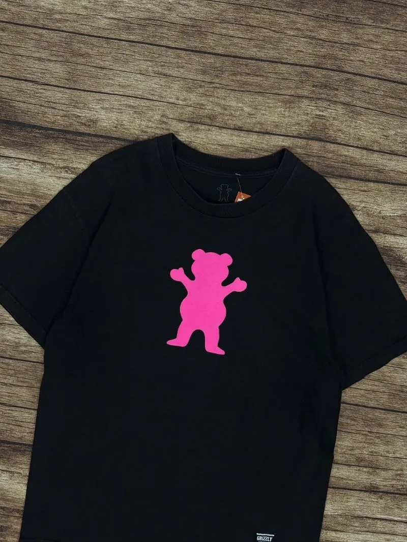 diamond supply x grizzly griptape bear tshirt #JLTS29 photo 1