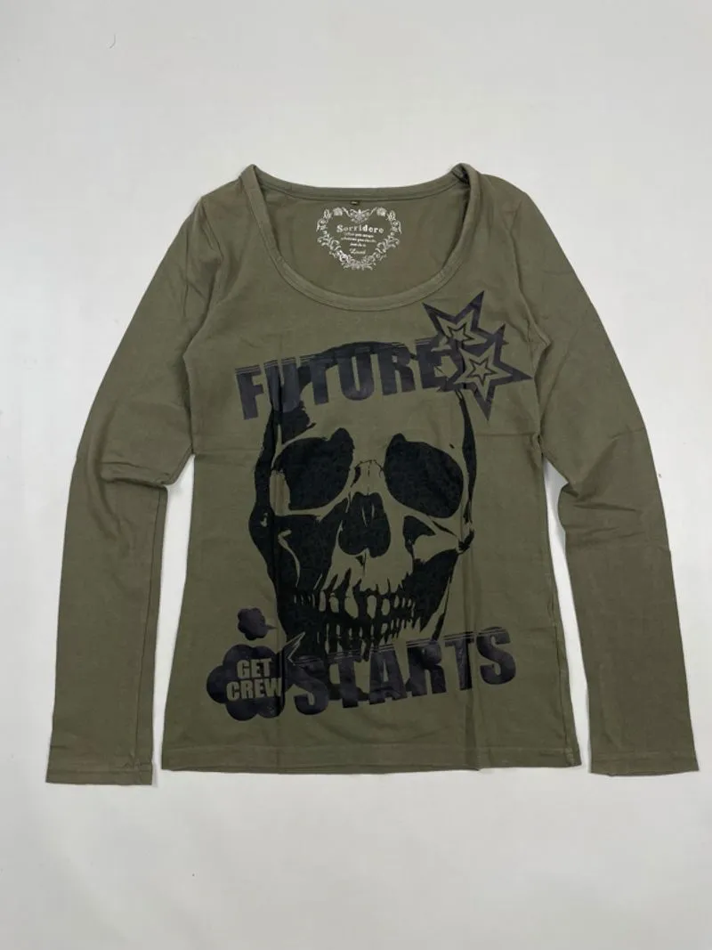 VINTAGE SKULL LONG SLEEVE photo 1