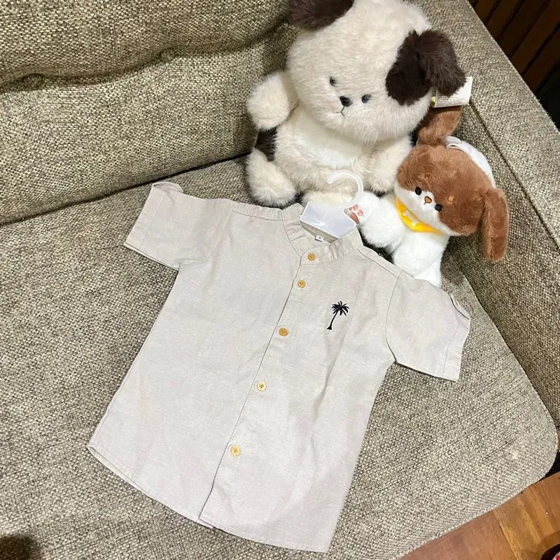 Baju Koko Anak Warna Khaki 2-4y photo 1