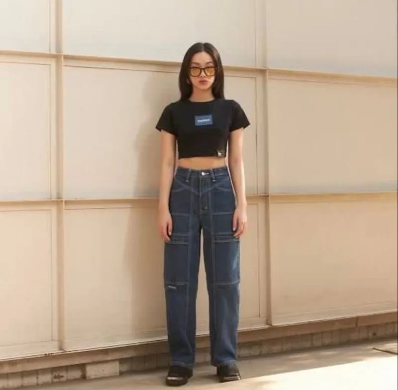 MAISON KEEPS CARGO JEANS photo 1