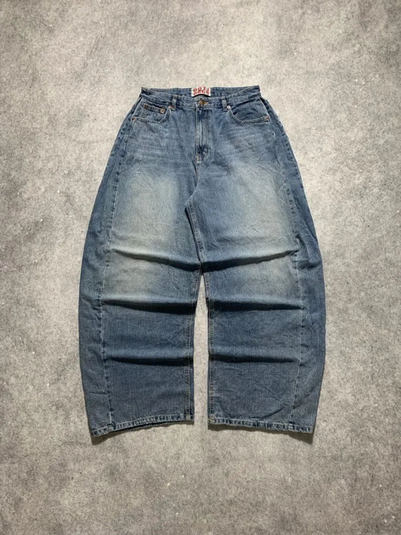 Ootj retro wash baggy jeans photo 1