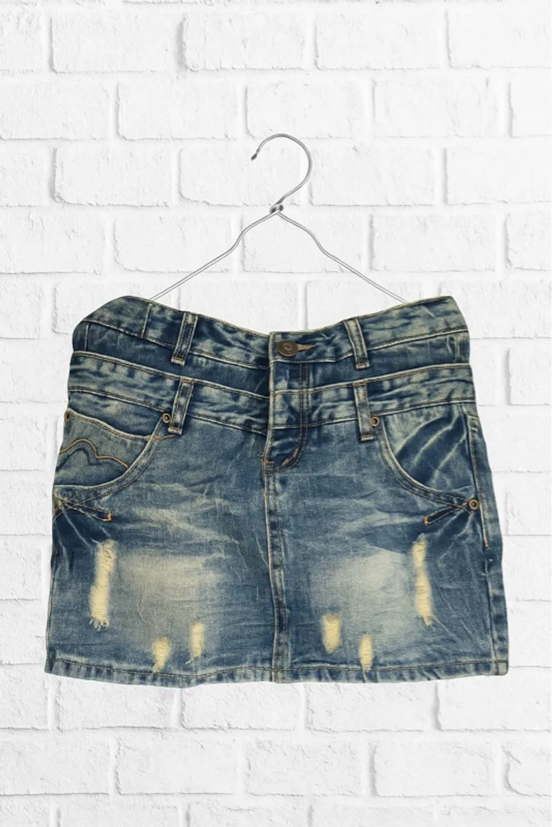 Short skirt jeans photo 1