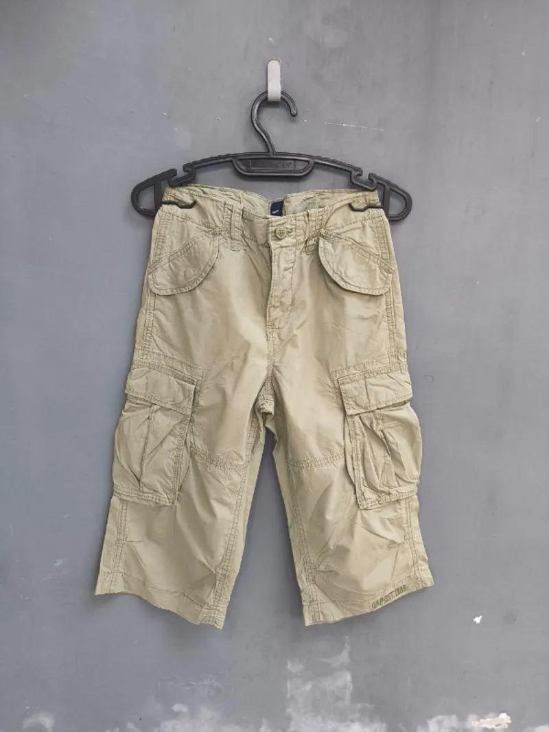 Celana Cargo 7/8 GAP Kids Boy Pants Hijau Army Muda photo 1