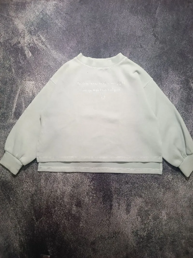 ALGY Crewneck Oversized Hi-Low Sweatshirt Anak Size 7-9 Thn photo 1