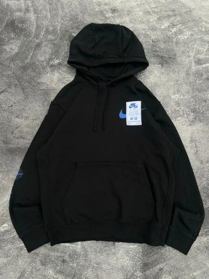 Pullover Hoodie Nike AF 1 Black 40th Anniversary photo 1