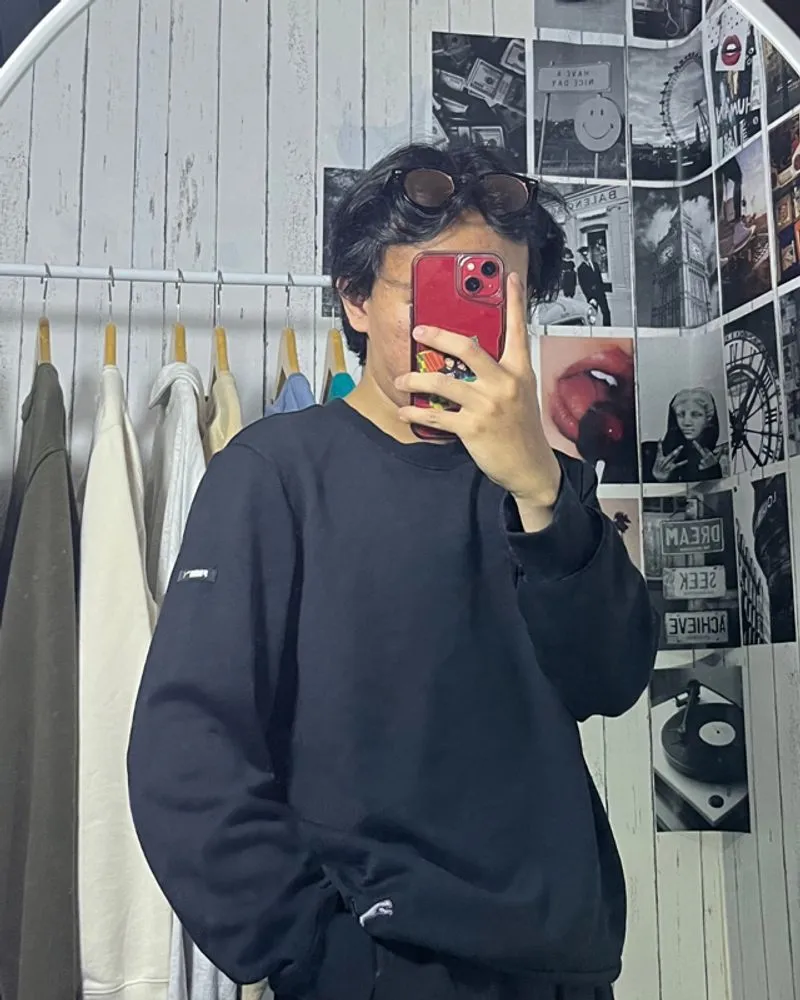 Puma Black Crewneck Streetwear  photo 1