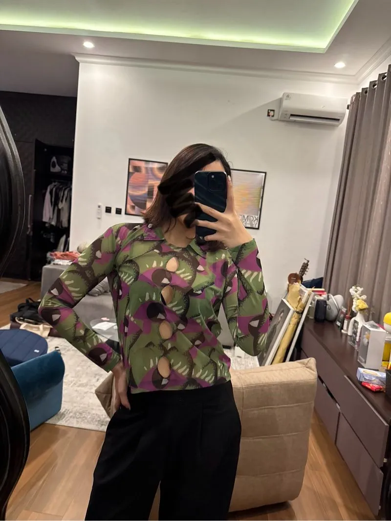 Locale Women Collar Top photo 1