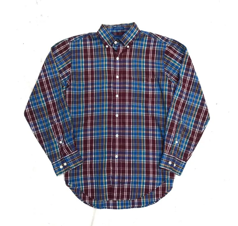 Vintage Jc Penney Towncraft madrass ivy league Tartan Long S photo 1