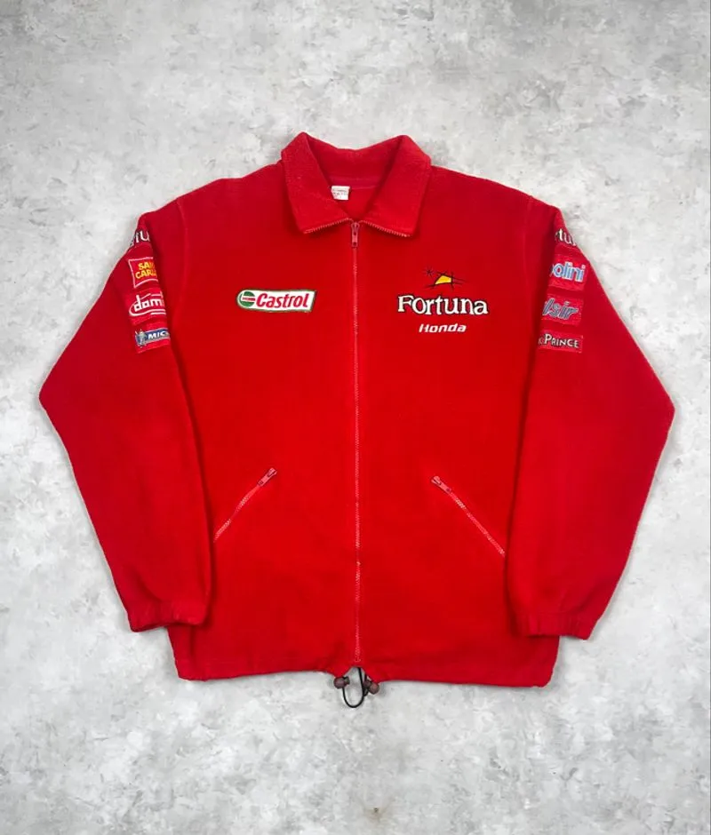 🔥 Vintage Fortuna Honda Racing Fleece Jacket – Pria 🇮🇹 photo 1